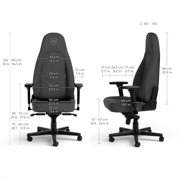 Noblechairs ICON TX Anthracite Noblechairs ICON TX Anthracite